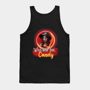 Red Witch Better than Halloween Candy Tank Top